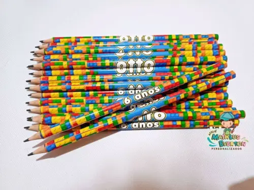 45 Lapis Personalizado Lego