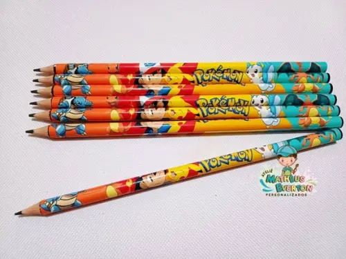 45 Lapis Personalizado Pokémon