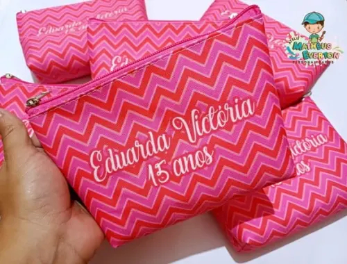 45 Necessaire Personalizada 15 Anos (fazemos Todos os Temas)