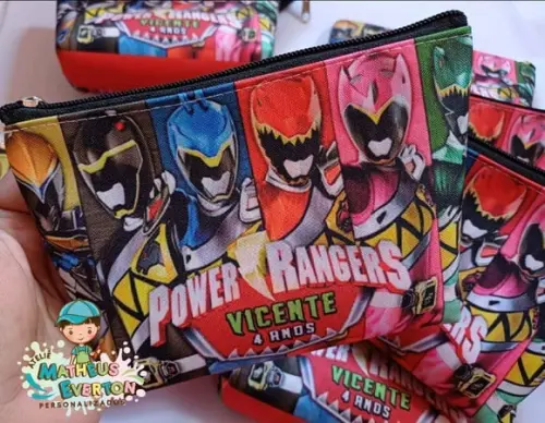 45 Necessaires Personalizada Power Ranger