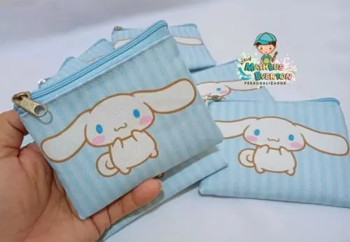 45 Porta Moedas Cinnamoroll Tamanho: 10x12cm
