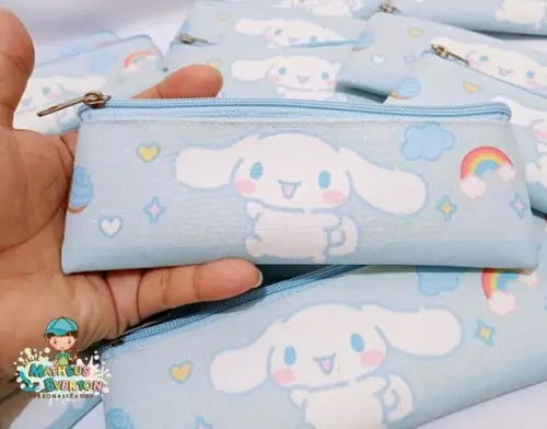 50 Estojos Slim Personalizado Cinnamoroll Tam: 19x7cm