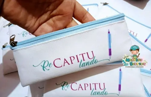 50 Estojos Slim Tam:19x7cm, Personalizamos com Sua Logo