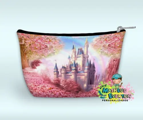 50 Necessaires Personalizada Castelo Encantado (faço Outros)