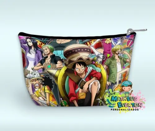 50 Necessaires Personalizada One Piece (faço Outros Modelos)
