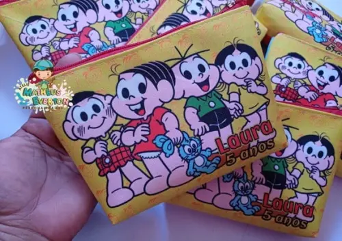 50 Necessaires Personalizada Turma da Mônica