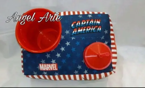 Almofada De Pipoca - Capitão América
