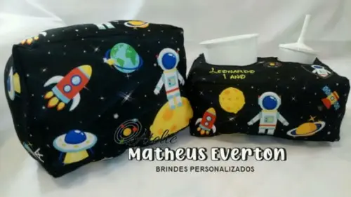 Almofada de Pipoca - Tema Astronauta