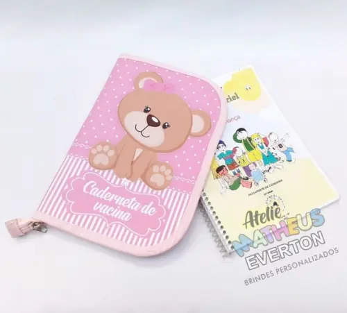 Capa de Caderneta de Vacinação Urso ou Urso
