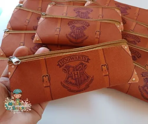 Estojo Slim Porta Higiene Bucal Harry Potter Tam: 19x7