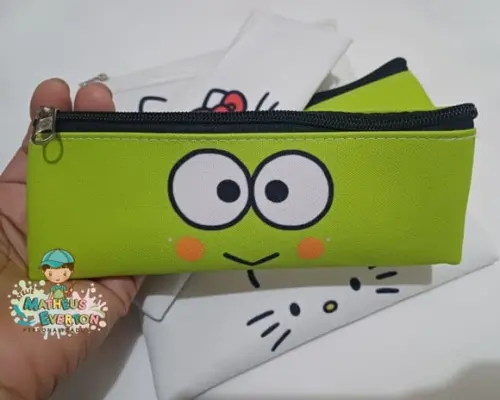 Estojos Slim Personalizado Hello Kitty Tam: 19x7