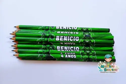 Lápis Personalizado o Incrível Hulk