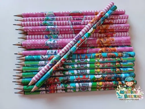 Lápis Personalizado Patrulha Canina