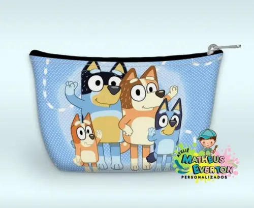 Necessaire Personalizada Bluey (faço Outros Modelos).