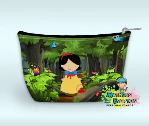 Necessaire Personalizada Branca de Neve Cute (faço Outros).