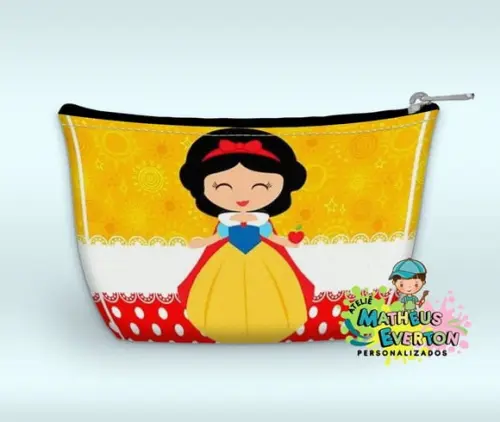 Necessaire Personalizada Branca de Neve Cute (faço Outros).