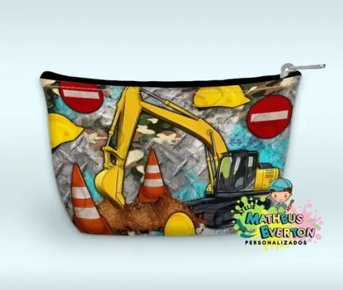 Necessaire Personalizada Construção ( Faço Outros Modelos).