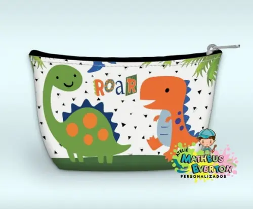 Necessaire Personalizada Dino Baby