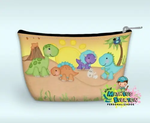Necessaire Personalizada Dino Baby