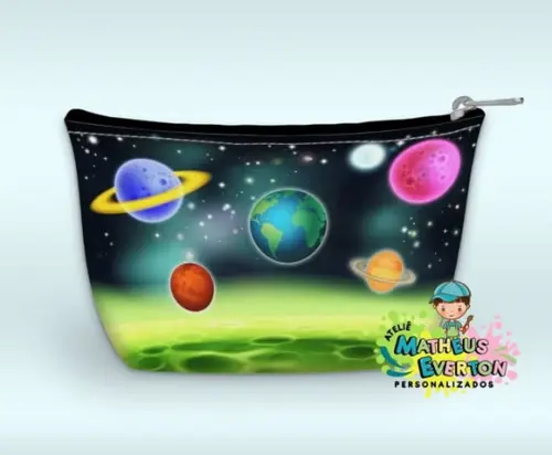 Necessaire Personalizada Espaço Sideral