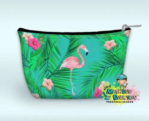Necessaire Personalizada Flamingo