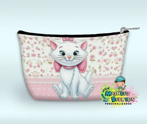 Necessaire Personalizada Gata Marie (faço Outros Modelos)