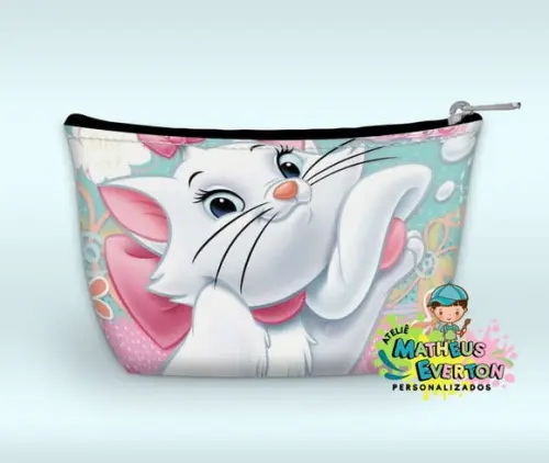 Necessaire Personalizada Gata Marie (faço Outros Modelos)