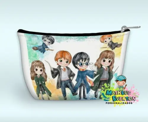 Necessaire Personalizada Harry Potter Cute ( Faço Outros. )