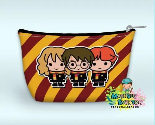 Necessaire Personalizada Harry Potter Cute ( Faço Outros. )