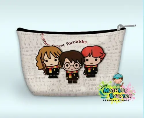 Necessaire Personalizada Harry Potter Cute ( Faço Outros. )