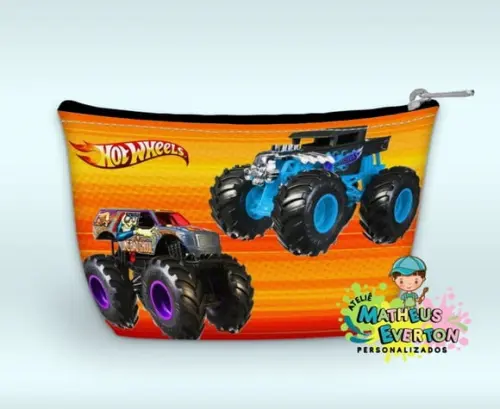 Necessaire Personalizada Hot Wheels