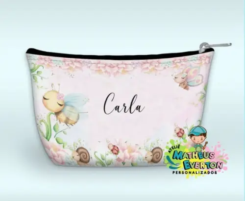 Necessaire Personalizada Jardim das Borboleta