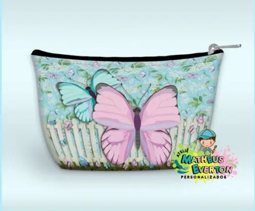 Necessaire Personalizada Jardim das Borboleta
