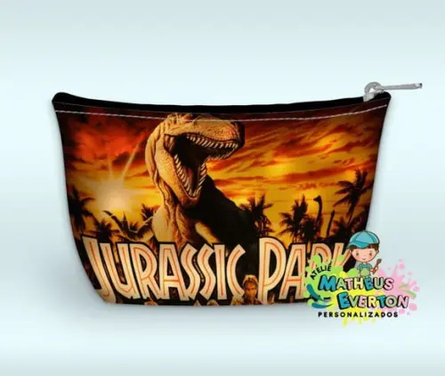 Necessaire Personalizada Jurassic Park ( Faço Outros Tema ).