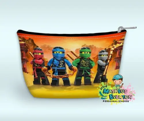 Necessaire Personalizada Ninjago (faço Outros Modelos)