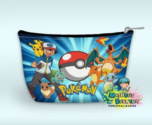 Necessaire Personalizada Pokemon