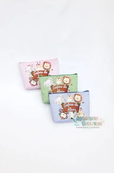 Necessaire Personalizada Safari Baby ( Faço Todos os Temas )