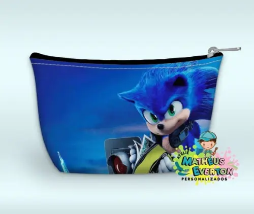 Necessaire Personalizada Sonic 3