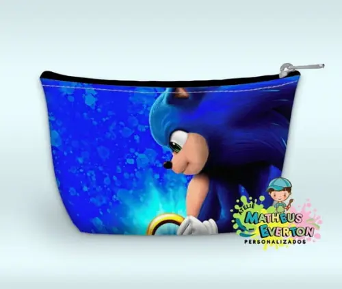 Necessaire Personalizada Sonic 3