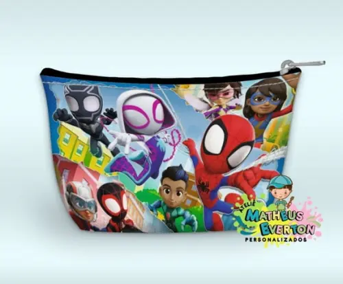 Necessaire Personalizada Spidey e Seus Amigos Espetaculares