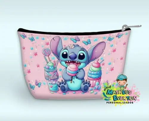 Necessaire Personalizada Stitch (faço Outros)