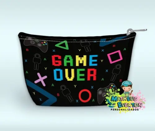Necessaire Personalizada Video Game (faço Outros Modelos).
