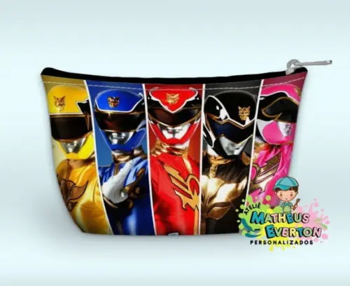 Necessaire Power Rangers Megaforce (faço Outras Temporadas)