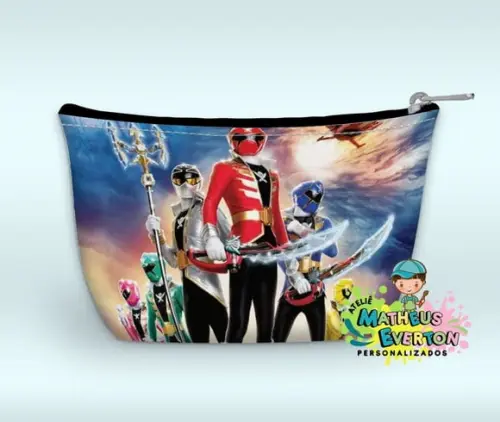 Necessaire Power Rangers Megaforce (faço Outras Temporadas)