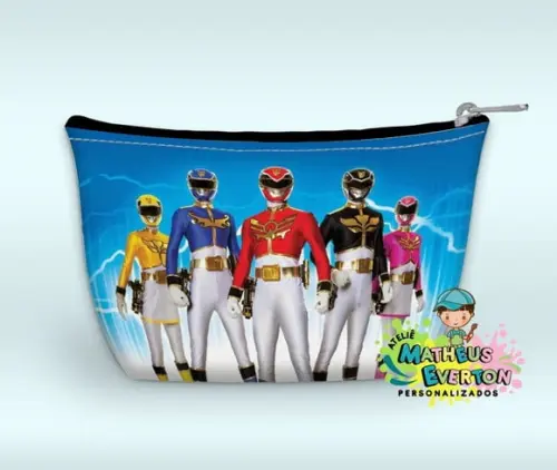 Necessaire Power Rangers Megaforce (faço Outras Temporadas)
