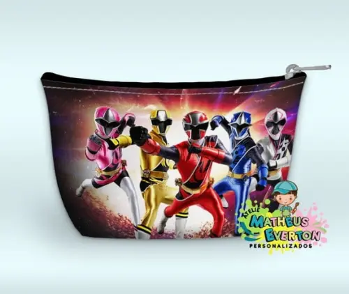 Necessaire Power Rangers Ninja Steel ( Faço Outros Modelos )