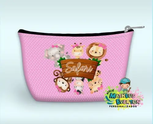 Necessaire Safari Baby ( Faço Todos os Temas )