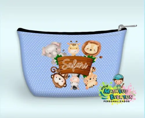 Necessaire Safari Baby ( Faço Todos os Temas )