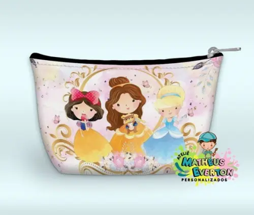 Necessaires Personalizada Princesas Cute (faço Outros).