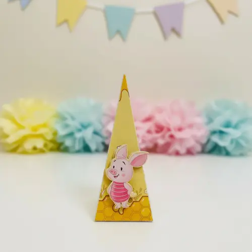 Kit Festa Ursinho Pooh 20 Caixas Personalizadas Lembrancinhas de 